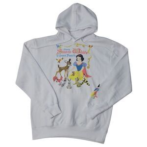 Women's Character Kangaroo Pocket Adjustable Drawstring Hoodie - Snow White